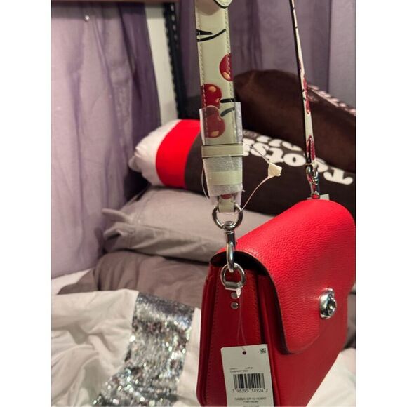 COACH | cassie cherry nwt red crossbody/shoulder bag/purse pocketbook handbag - Picture 16 of 16